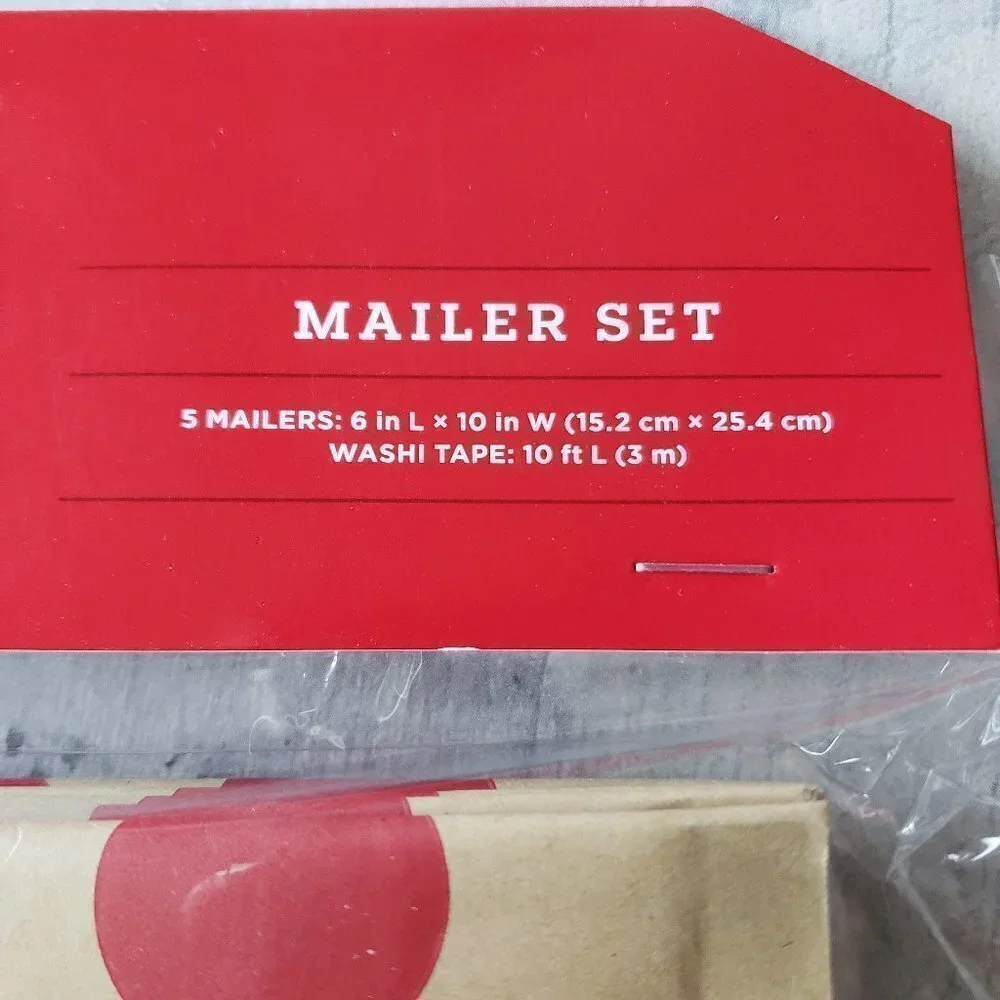 NWT – (set of 2) Wondershop 6x10 inch Craft Polka Dot Bubble Mailer 10 total